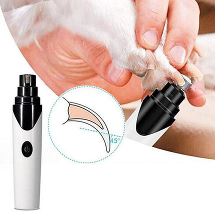 Pet Clippers Dog Cat Nail Claw Grooming Grinder Trimmer Electric Nail File 2022 - Aimall