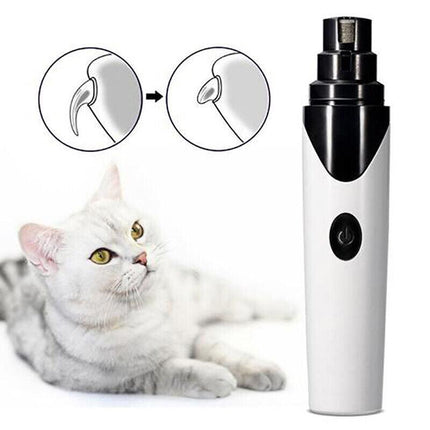 Pet Clippers Dog Cat Nail Claw Grooming Grinder Trimmer Electric Nail File 2022 - Aimall