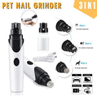 Pet Clippers Dog Cat Nail Claw Grooming Grinder Trimmer Electric Nail File 2022 - Aimall