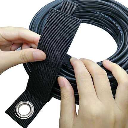 3/6/12x Organizer Cord Holder Heavy Duty Cable Storage Straps Extension 6 Sizes - Aimall