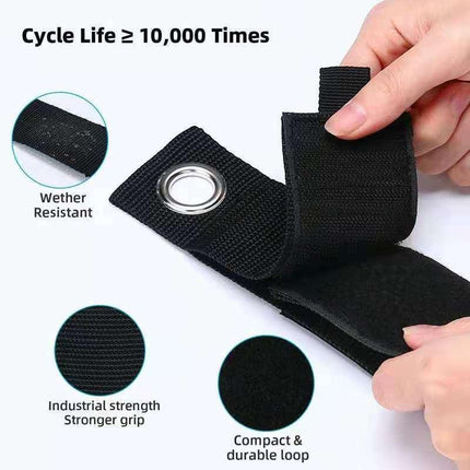 3/6/12x Organizer Cord Holder Heavy Duty Cable Storage Straps Extension 6 Sizes - Aimall