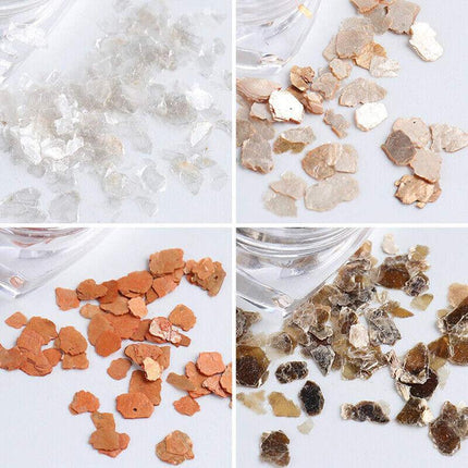 12 Colours Foil Confetti Flakes Thin Sheets Nail Art Mixed Glitter Decoration AU - Aimall