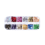 12 Gird Foil Confetti Flakes