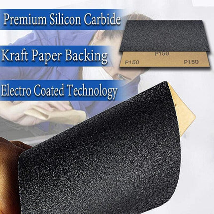 45Pcs 120-5000 Grit Wet Dry Sandpaper Abrasive Sanding Sander Paper Sheets AU - Aimall
