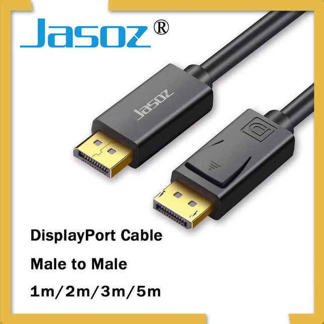 JASOZ Premium DisplayPort Display port DP Cable Male to Male 4K Monitor Video PC - Aimall