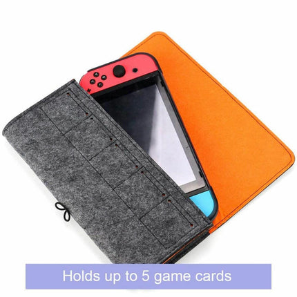 For Nintendo Switch / Lite Portable Felt Travel Carrying Bag Pouch Storage Case - Aimall