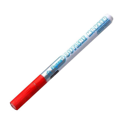 Flysea 12 Colours Writing Drawing Double Line Outline Pen Highlighter Marker AU - Aimall