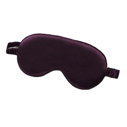 Pure Soft Silk EyeShade Blindfold Sleep Eye Mask Cover Light Shade Travel Relax - Aimall