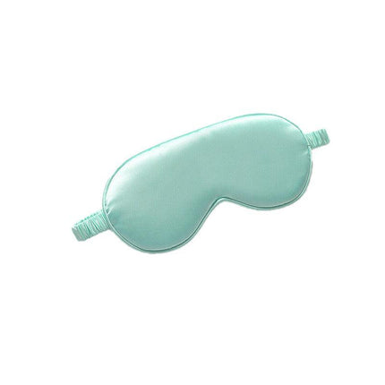 Pure Soft Silk EyeShade Blindfold Sleep Eye Mask Cover Light Shade Travel Relax - Aimall
