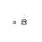1 Pair Zirconia Surgical Steel Earrings Ear Studs CZ Piercing Crystal Jewellery - Aimall
