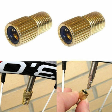 Bicycle Pump Adapters Converter Presta to Schrader Bike Valve Tyre Connector AU - Aimall