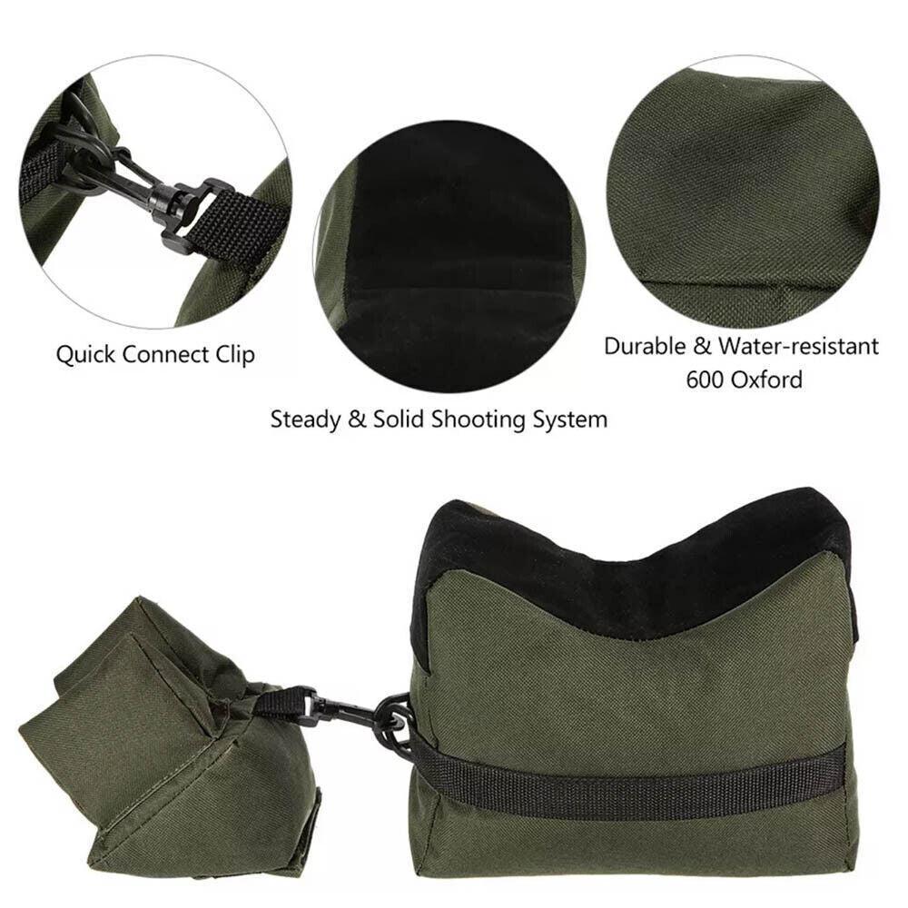 Target Hunting Shooting Range Sand Bag Set Rifle Gun Rest Stand Pack ...