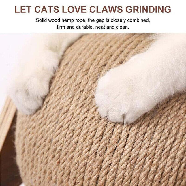 2022 Pet Cat Scratcher Toy Natural Sisal Cat Scratching Ball High Quality AU - Aimall