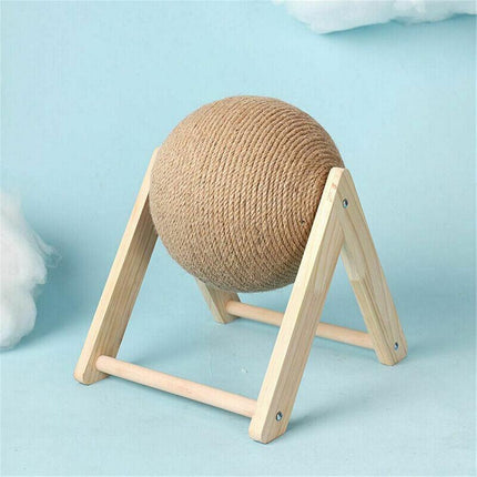 Cat Scratching Ball Cat Scratcher Toy Cats Scratcher Post Natural Sisal AU Stock - Aimall