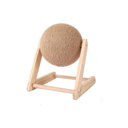 Cat Scratching Ball Cat Scratcher Toy Cats Scratcher Post Natural Sisal AU Stock - Aimall