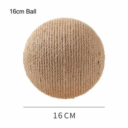 Cat Scratching Ball Cat Scratcher Toy Cats Scratcher Post Natural Sisal AU Stock - Aimall