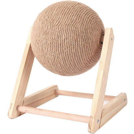 Cat Scratching Ball Cat Scratcher Toy Cats Scratcher Post Natural Sisal AU Stock - Aimall