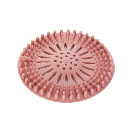 Silicone Drain Cover Sink Catcher Hair Stopper Plug for Bathroom Floor Laundry - Aimall