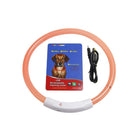 USB Rechargeable LED Dog Collar Night Glow Flashing Light Up Safety Pet Collars - Aimall