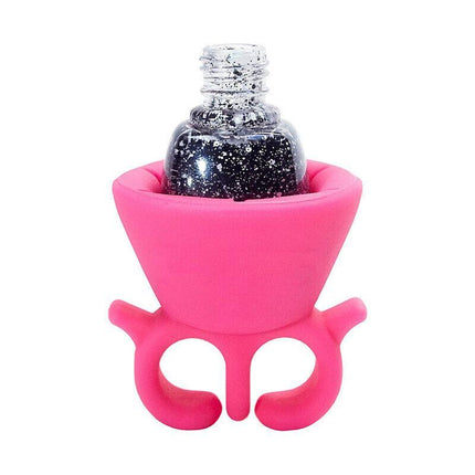 The Original Nail Polish Bottle Holder Ring Wearable Nail Varnish Holder AU - Aimall