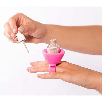 The Original Nail Polish Bottle Holder Ring Wearable Nail Varnish Holder AU - Aimall