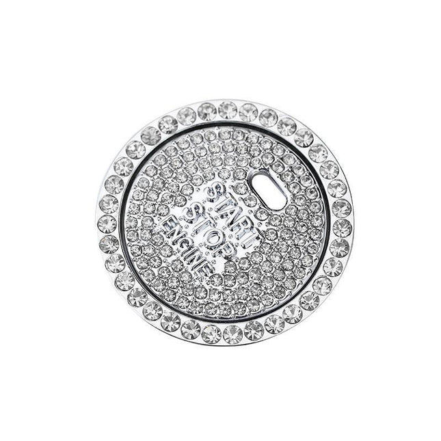 Bling crystal ring For car one key engine start stop decoration button Q3G2 AU - Aimall