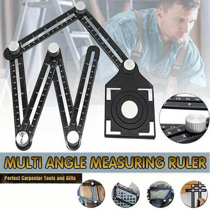 Universal Angularizer Ruler Multi Angle Measuring Template Tool Hole Locator AU - Aimall