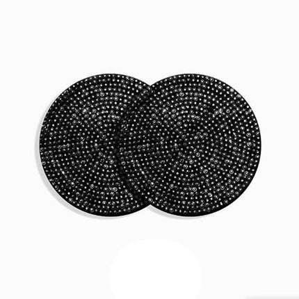 2x Car Auto Bling Rhinestone Cup Holder Anti-Slip Insert Coaster Car Accessories - Aimall