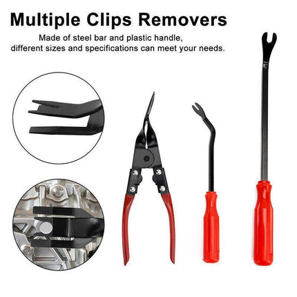 45X Car Trim Removal Tool Auto Hand Plastic Pry Bar Panel Door Clip Interior Set - Aimall