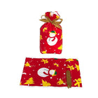 10PCS Plastic Candy Bags Christmas Elk Candy Sweet Treat Bags Biscuit 15*23.5CM - Aimall