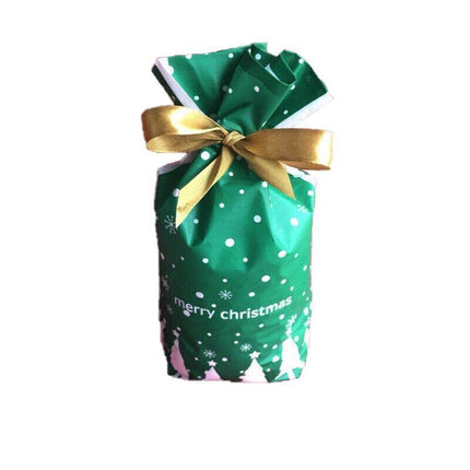 10PCS Plastic Candy Bags Christmas Elk Candy Sweet Treat Bags Biscuit 15*23.5CM - Aimall
