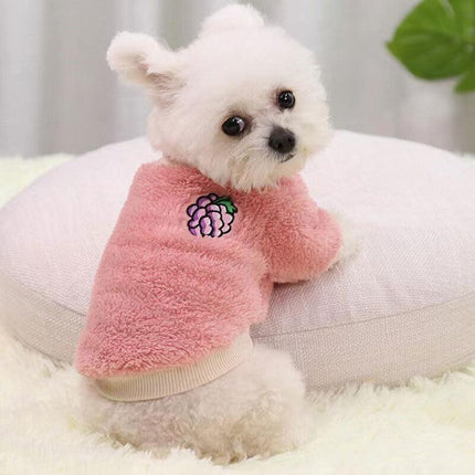 Puppy Pet Dog Fleece Warm Jumper Sweater Coat Small Yorkie Chihuahua Cat Clothes - Aimall