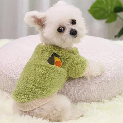 Puppy Pet Dog Fleece Warm Jumper Sweater Coat Small Yorkie Chihuahua Cat Clothes - Aimall