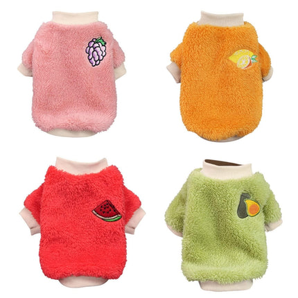 Puppy Pet Dog Fleece Warm Jumper Sweater Coat Small Yorkie Chihuahua Cat Clothes - Aimall