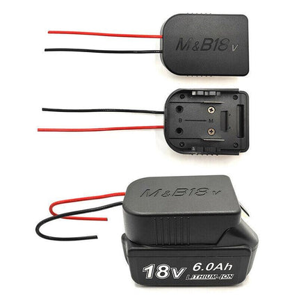 18V Li-ion Battery Adapter DIY Wire Cable Connect Output Tool For Makita / Bosch - Aimall