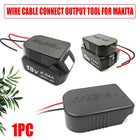 18V Li-ion Battery Adapter DIY Wire Cable Connect Output Tool For Makita / Bosch - Aimall