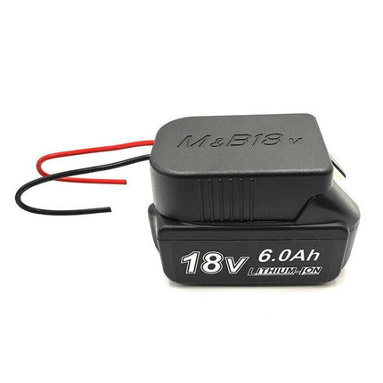 18V Li-ion Battery Adapter DIY Wire Cable Connect Output Tool For Makita / Bosch - Aimall