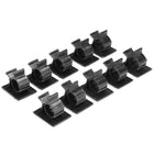 Adhesive Cord Management Cable Clips Black Wire Holder Organizer Clamp AU Stock - Aimall