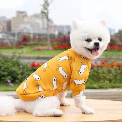 Cute Pet Dog Warm Jumper Sweater Clothes Puppy Cat Knitwear Knitted Coats Winter - Aimall