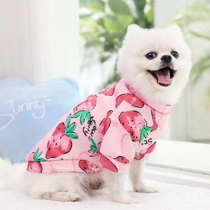 Cute Pet Dog Warm Jumper Sweater Clothes Puppy Cat Knitwear Knitted Coats Winter - Aimall