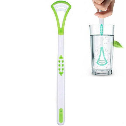 Double Head Tongue Cleaner Oral Care FDA Approved High Quality Dental Scraper AU - Aimall