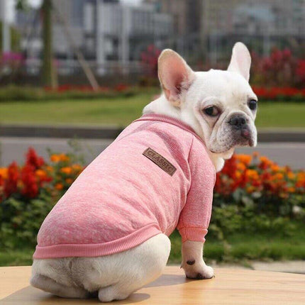 Cute Pet Dog Warm Jumper Sweater Clothes Puppy Cat Knitwear Knitted Coat Winter - Aimall