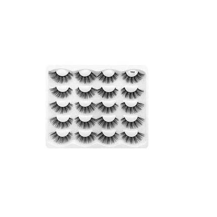 10Pair 11Style 3D Mink Natural Thick False Eyelashes Eye Lashes Makeup Extension - Aimall