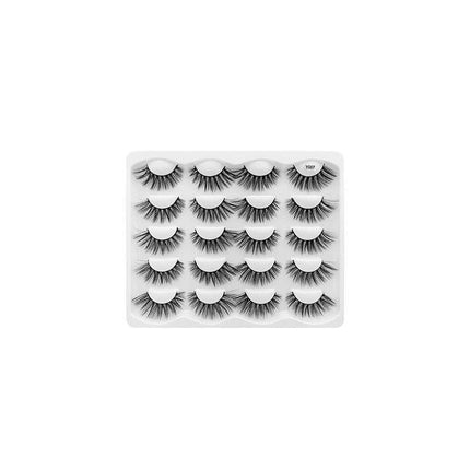 10Pair 11Style 3D Mink Natural Thick False Eyelashes Eye Lashes Makeup Extension - Aimall