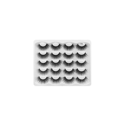 10Pair 11Style 3D Mink Natural Thick False Eyelashes Eye Lashes Makeup Extension - Aimall