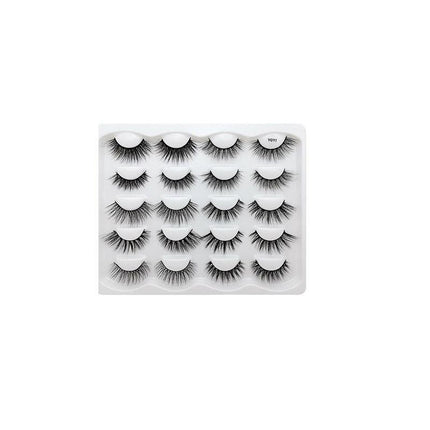 10Pair 11Style 3D Mink Natural Thick False Eyelashes Eye Lashes Makeup Extension - Aimall