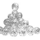 10/100x 30cm Confetti Balloons Glitter Clear Latex Birthday Party Wedding Sequin - Aimall