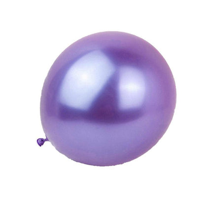 10/50x 30cm Metallic Balloons Thick Chrome Birthday Wedding Party Balloon Helium - Aimall