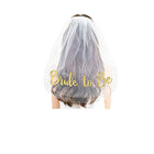 Bride To Be Hen Veil Sash Tiara Hens Night Bridal Shower Kitchen Tea Accessories - Aimall