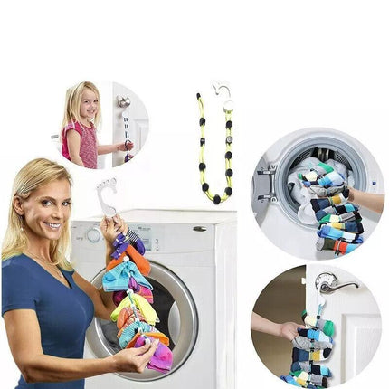 Locks Sock Tidy Clips Rope Storage Hangers Closet Organizer Laundry Helper AU - Aimall
